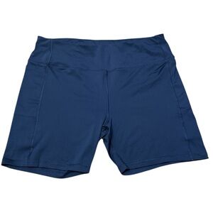 Biker Shorts Athletic Works Women's Dark Blue  XXL